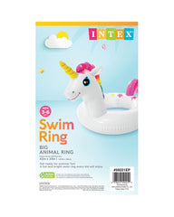 Flotador Aro Unicornio Blanco detalle