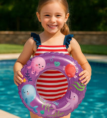 Flotador Circular Lila Animales del Mar Modelo