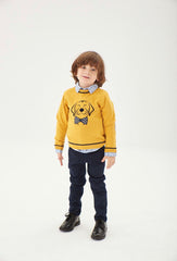 Saco Jersey Tricot Amarillo