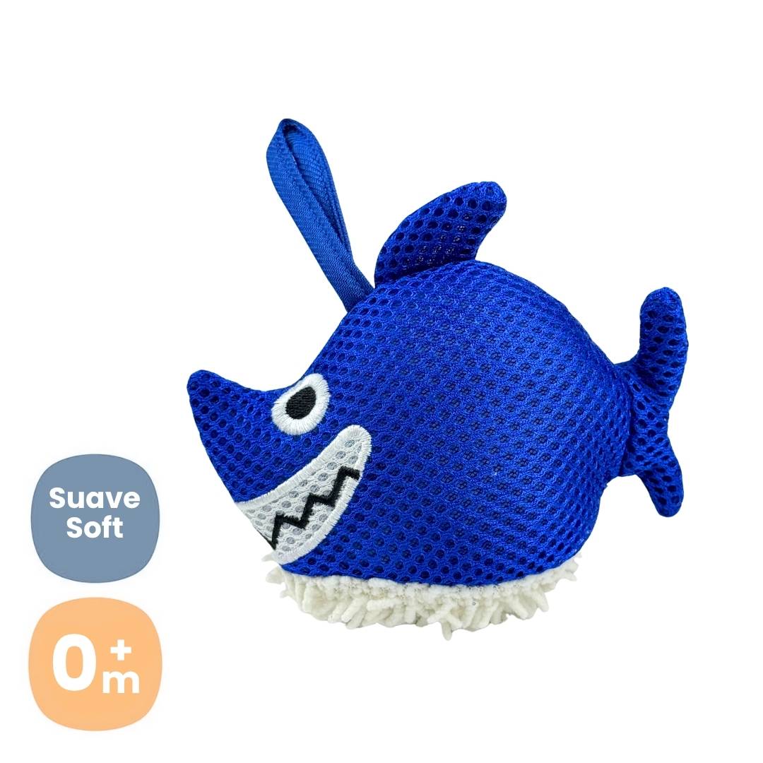 Esponja de Baño Microfibra Bebé Tiburón