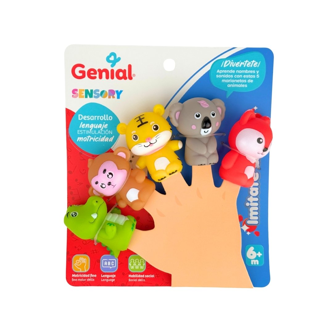 Set de Animales Juego Mano Estimulación Genial®