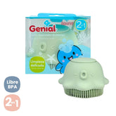 Cepillo Dispensador de Shampo Pulpo Genial