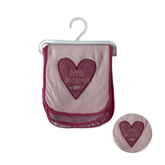 Set 3 Babitas Bordado Corazon