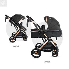 Coche Moises Gold LX Negro Bebesit Usos