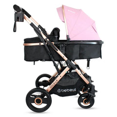 Coche Moises Gold LX Rosa Bebesit Capota