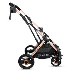 Coche Moises Gold LX Rosa Bebesit Estructura