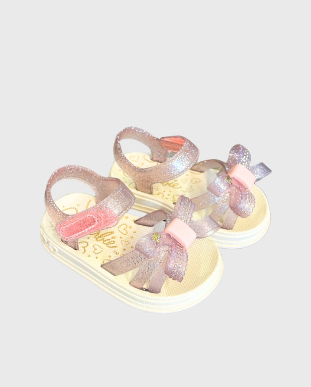 Sandalias Soft Barbie Beige Rosa