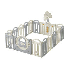 Corral De Juegos Happy Zone Plus Gris Evezo - 851
