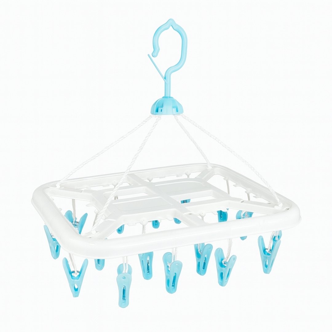 Gancho Multifuncional para Ropa Bebé Azul
