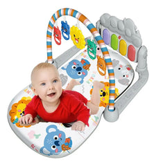 Gimnasio Piano Animales Gris bebe