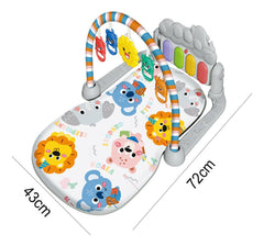 Gimnasio Piano Animales Gris medidas