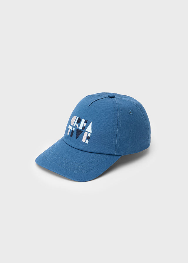 Gorra Letras Bordado Azul Mayoral