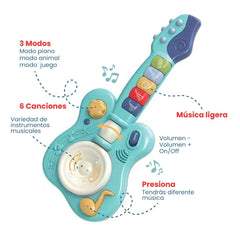 Juguete Guitarra Magic Azul