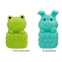 Juguete Animal Buddies Sensorial Texturizado Verde