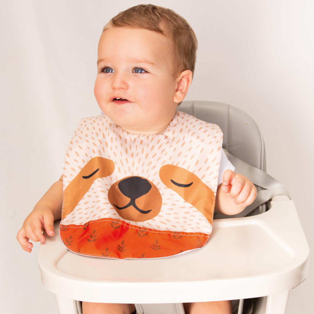 Babero Anti Fluido Oso Perezoso