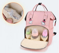 Pañalera Morral Detalle Minnie Mouse Teteros