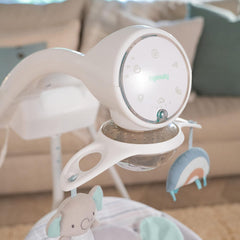 Silla Mecedora Eléctrica Elefante Azul Ingenuity Estilo