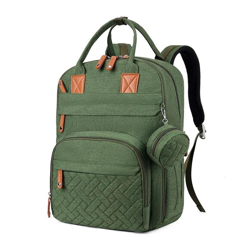 Pañalera Morral De Lujo Sencilla Con Cambiador Y Monedero Colores