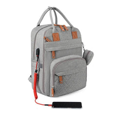 Pañalera Morral De Lujo Sencilla Con Cambiador Y Monedero Colores USB