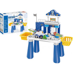 Juguete Mesa de Bloques Policia 55pcs