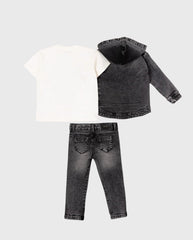 Conjunto Chaqueta Denim León Niños