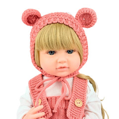 Juguete Bebe Real Ropa Overol Rosa Diversion