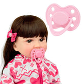 Juguete Bebe Real Rosa Corazones Niñas