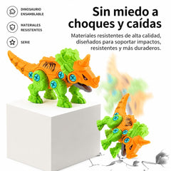 Juguete Armable Dinosaurios Huevo Tricerat resistente