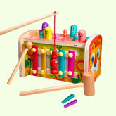 Juguete Didáctico Montessori Len 5 en 1 Con Xilófono