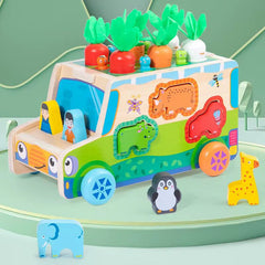Juguete Didáctico Multifuncional Montesori Bus uss