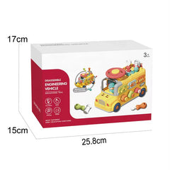 Juguete Didactico Bus Escolar Amarillo medidas