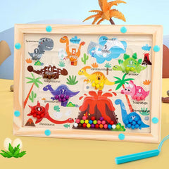 Juguete Didactico Laberinto Montessori dino