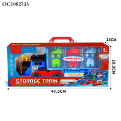 Juguete Tren de Almacenamiento Luz y Sonido medidas