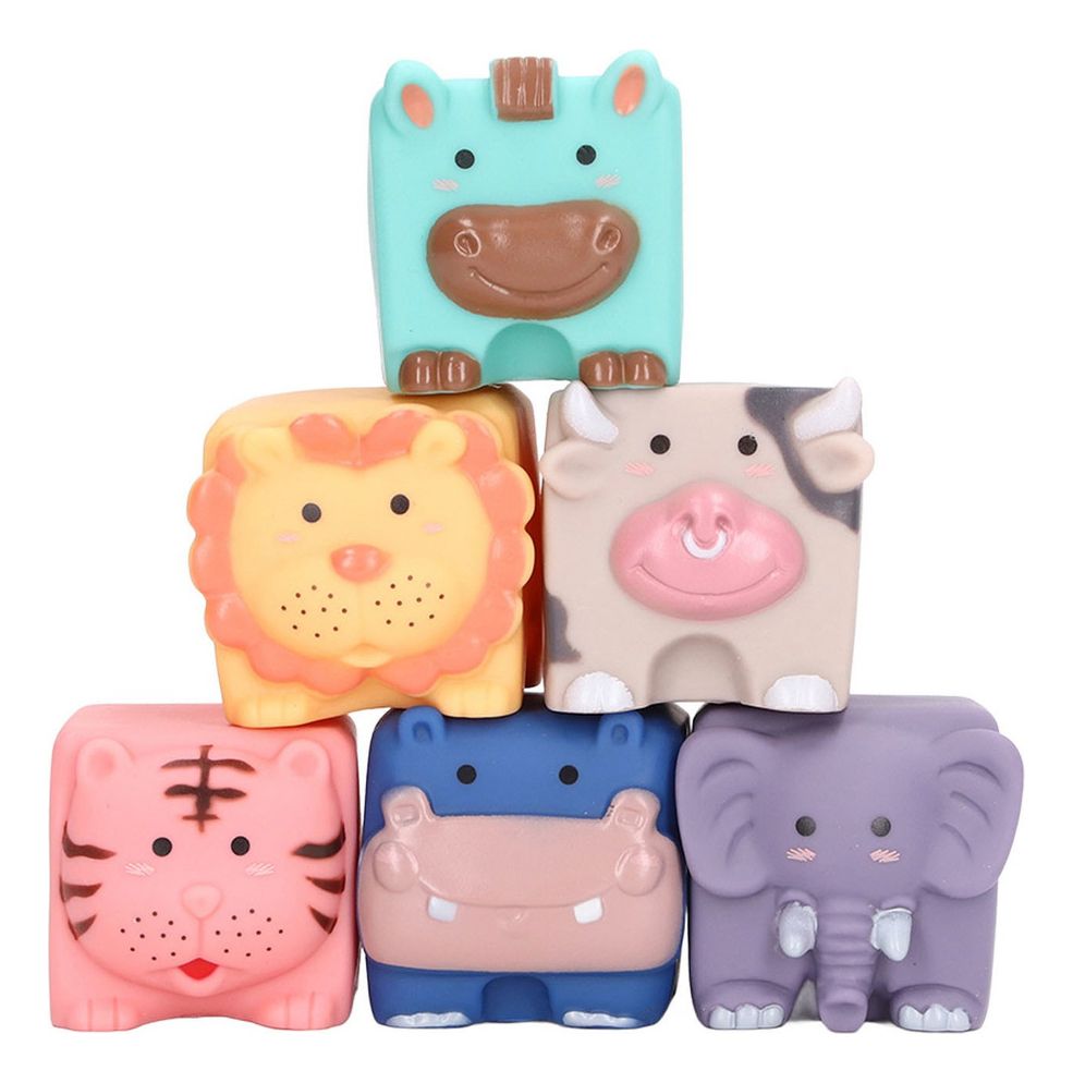 Juguetes De Baño Animales Cuadrado Chillon