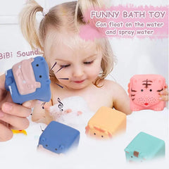 Juguetes De Baño Animales Cuadrado Chillon detalles