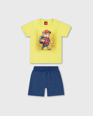 Conjunto Estampado Oso Scout Kyly Amarillo