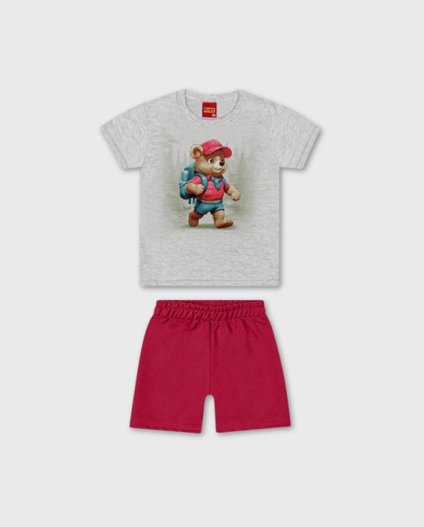Conjunto Estampado Oso Scout Kyly