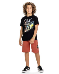 Conjunto Estampado Ostronauta Negro Kyly Modelo