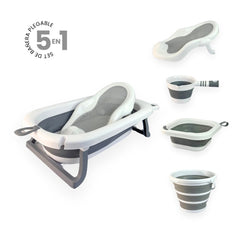 Set de Bañera Oso con Accesorios Gris