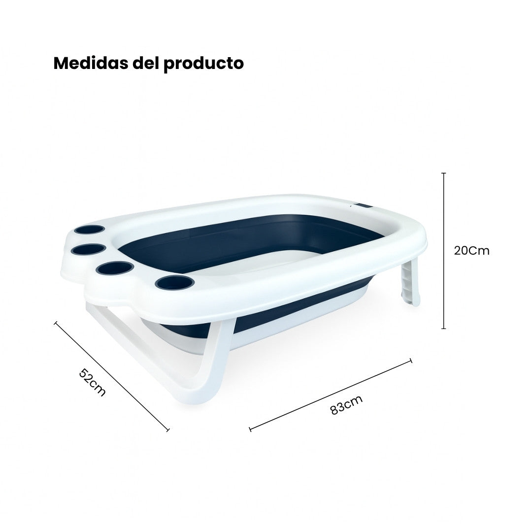 Bañera Plegable Para Bebé Estilo Huella Medidas