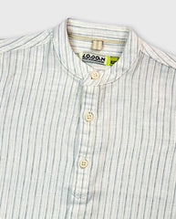 Camisa Cuello Mao Rayas Losan Detalle