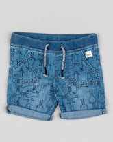 Bermuda Estampado Gaviota Denim
