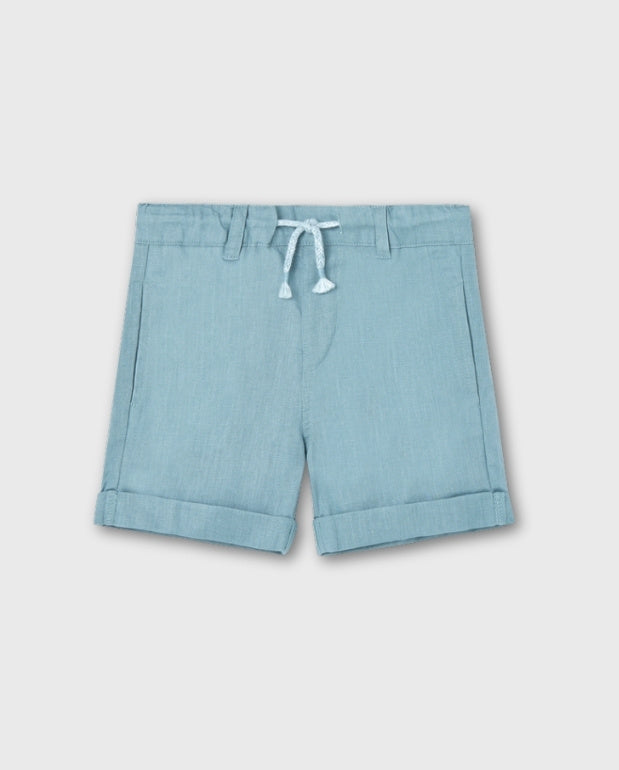 Bermuda Cordon Lino Verde Losan