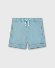 Bermuda Cordon Lino Verde Losan