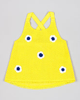 Blusa Tejido Margaritas Amarillo
