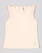Blusa Detalle Bordado Rosa