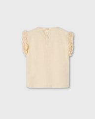 Blusa Estampado Flores Crema Losan Girl