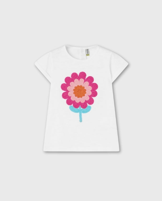 Blusa Estampado Bordado Flor Losan