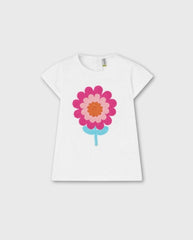 Blusa Estampado Bordado Flor Losan