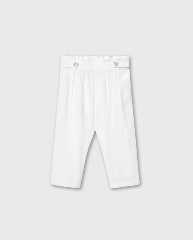 Pantalón Lino Detalle Cintura Losan